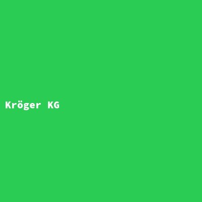 Hersteller: Kröger KG