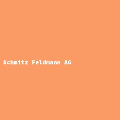 Hersteller: Schmitz Feldmann AG