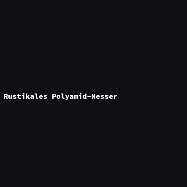 Rustikales Polyamid-Messer