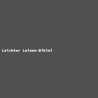 Leichter Leinen-Bikini