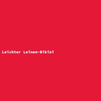 Leichter Leinen-Bikini
