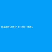 Unglaublicher Leinen-Stuhl