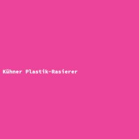 K&uuml;hner Plastik-Rasierer
