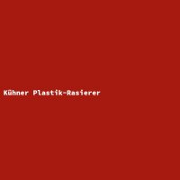 K&uuml;hner Plastik-Rasierer