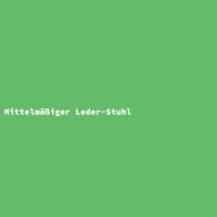Mittelm&auml;&szlig;iger Leder-Stuhl