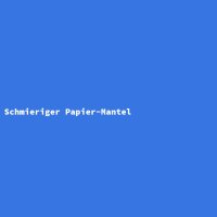 Schmieriger Papier-Mantel