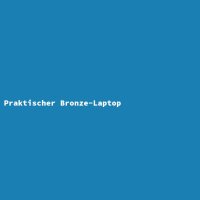 Praktischer Bronze-Laptop