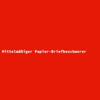 Mittelm&auml;&szlig;iger Papier-Briefbeschwerer