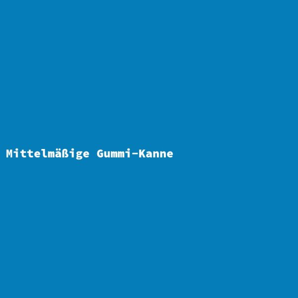 Mittelm&auml;&szlig;ige Gummi-Kanne