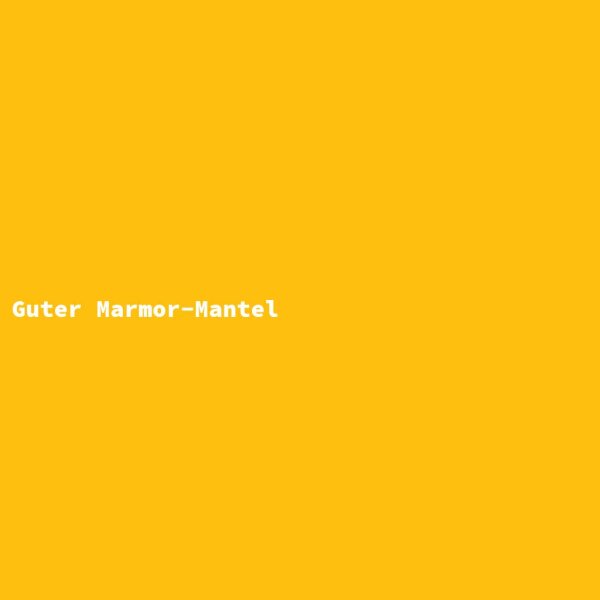 Guter Marmor-Mantel